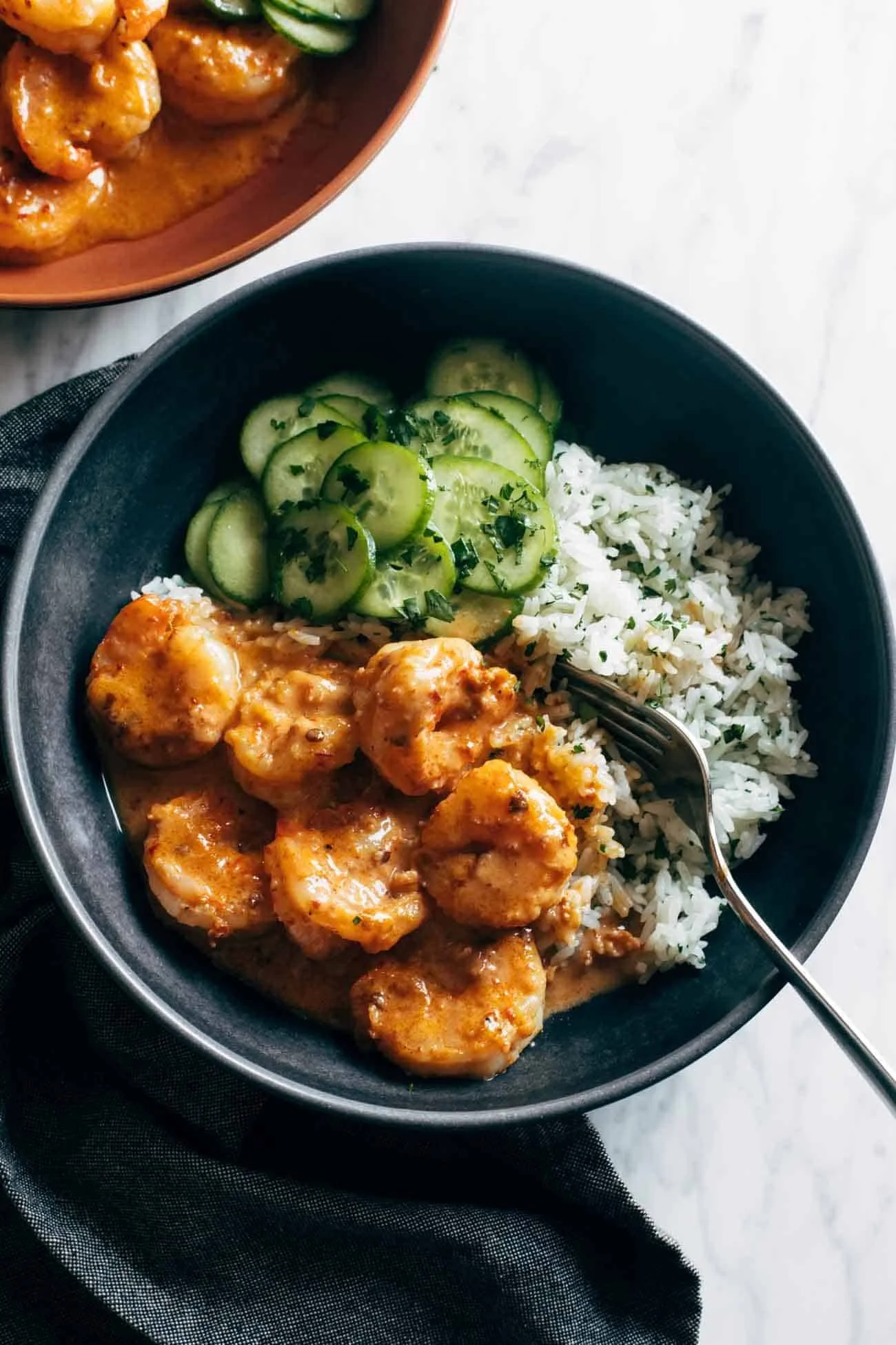 Chipotle Orange Shrimp with Cilantro Rice Recipe