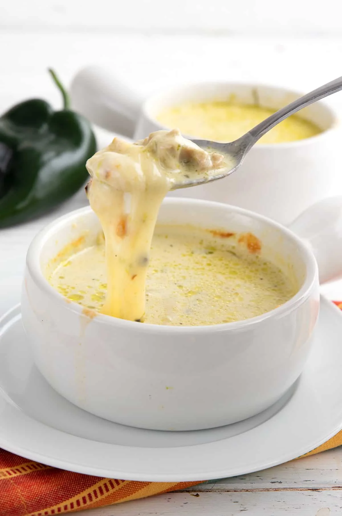 Keto Chile Relleno Chicken Soup