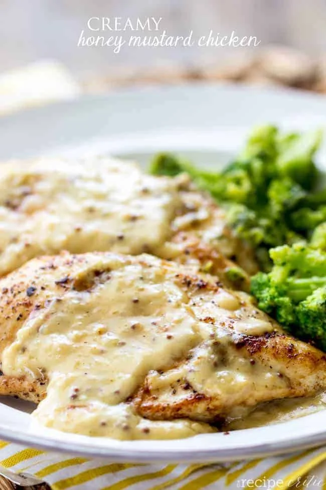 Creamy Honey Mustard Chicken | The Recipe Critic