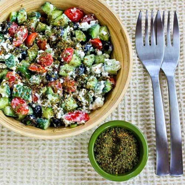 Cottage Cheese Salad with Za’atar